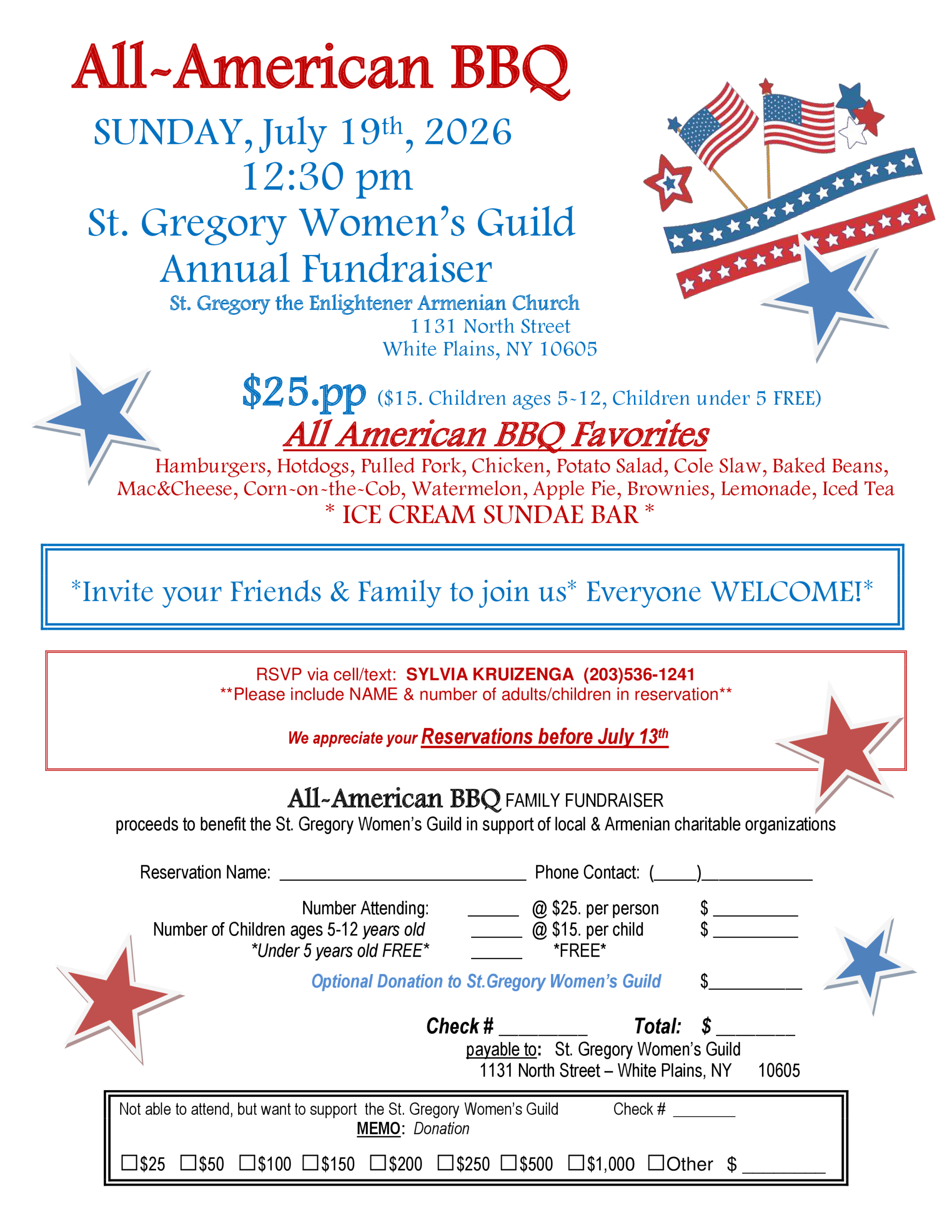 All American BBQ Fundraiser